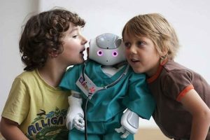 *** Local Caption *** ALIZ-E project, Nao, human-robot interaction, Robot