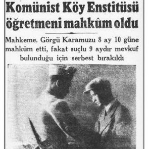 Cumhuriyet Gazetesi 12 Eylül 1948 tarihli haber.