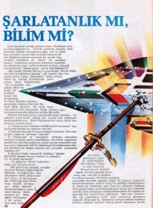 SAHAFLARDAN: "BİLİM DERGİSİ"