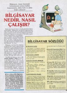 SAHAFLARDAN: "BİLİM DERGİSİ"