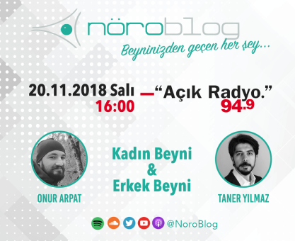 NÖROBLOG RADYO YAYINI #2: KADIN BEYNİ & ERKEK BEYNİ