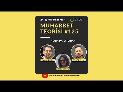 Muhabbet Teorisi 125: PARA PARA PARA! KONUK:BURCU ÜNÜVAR