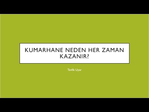 KUMARHANELER NEDEN HEP KAZANIR? ŞANS OYUNLARI PAHALI MI?