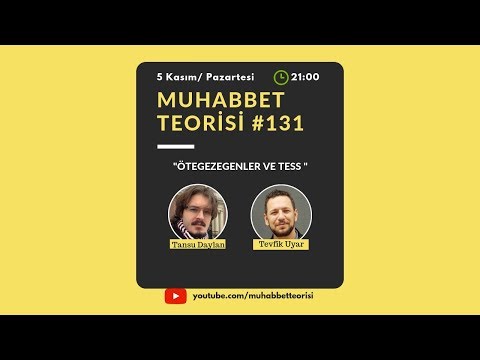 Muhabbet Teorisi 131: ÖTEGEZEGENLER VE TESS - KONUK: TANSU DAYLAN
