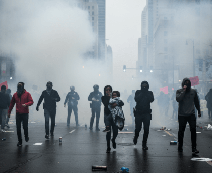 tear gas